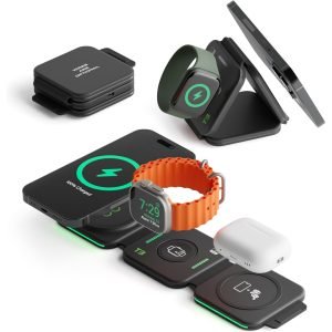 Infinacore T3 3-IN-1 Wireless Charging Solution - Black