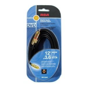 12 ft. RCA Coaxial Digital Audio Cable (RCA M/M)