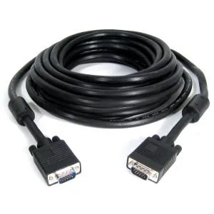 6 ft. High Resolution Coax VGA Cable (HD15 M/M) <br>with Ferrite - TechCraft