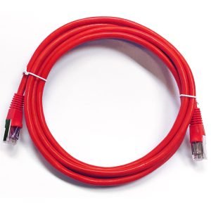 0.5 ft. CAT5e (350 MHz) STP Shielded Network Cable - Red